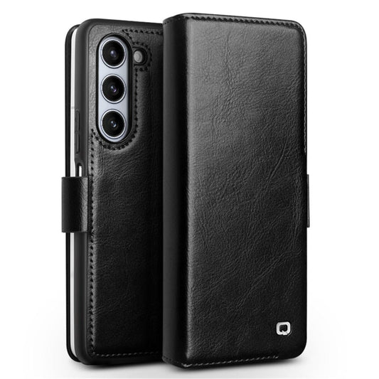Retro Business Magnetic Leather Flip Case For Samsung Galaxy Z Fold 5 4