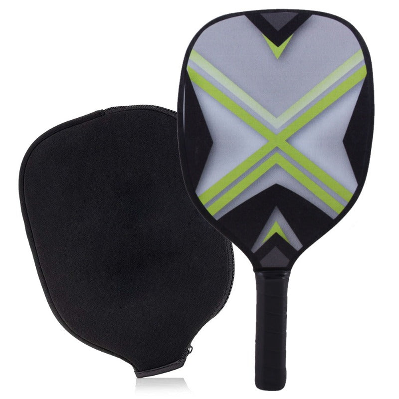 Pickleball Paddle Set Durable and Lightweight Comfort Grip Wood with Cover Pickle Ball Racquet