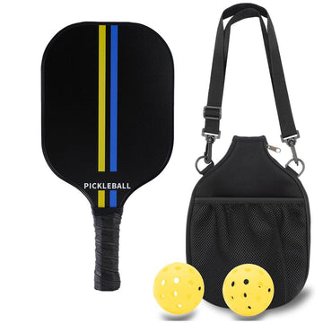 Lightweight Fiberglass Pickleball Paddles Set of 1 Pickleball Racket with 2 Pickleballs