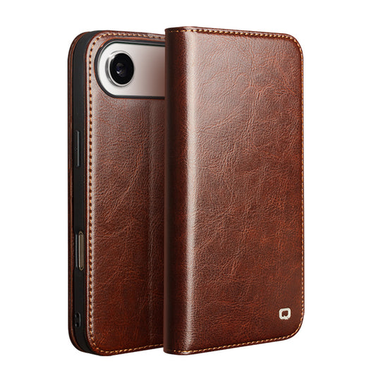 Fasion Leather Flip with Card Slots Phone Case for iPhone