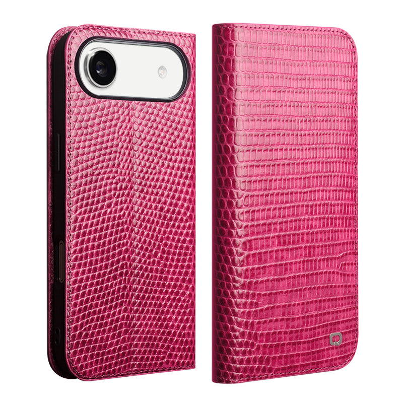 Genuine Leather Luxury Women Flip Phone Case With Card Slot For iPhone