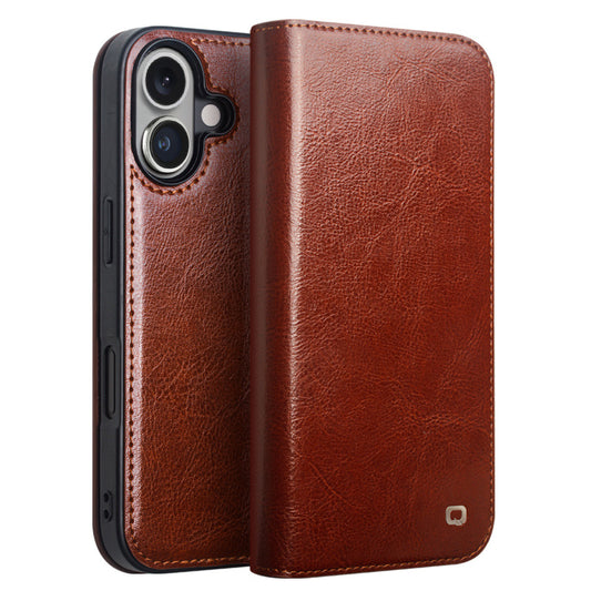 Leather Flip with Card Slots Phone Case for iPhone