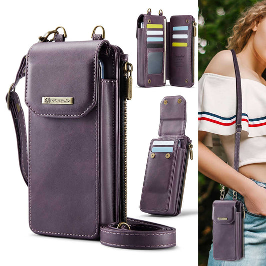 Retractable Diagonal Shoulder Strap Universal Case Bag For Samsung Galaxy Z Fold7 6