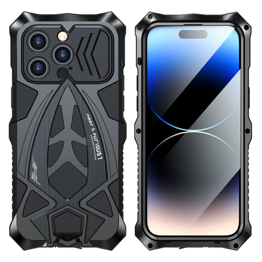 Shockproof Armor Metal Phone Case For iPhone
