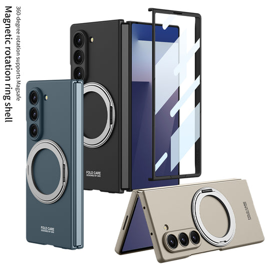 Magnetic Attraction Rotating Bracket Phone Case For Samsung Fold 7
