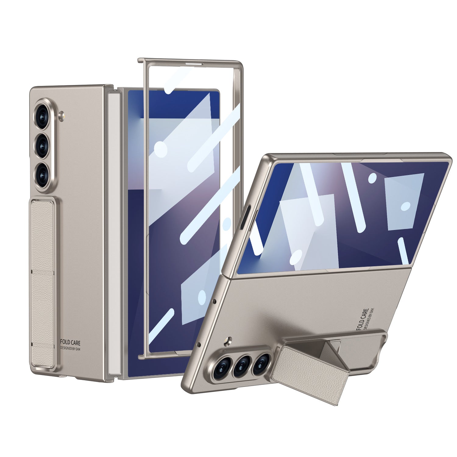 Ultra Thin Hard PC Phone Case With Bracket Stand For Samsung Galaxy Z Fold 7