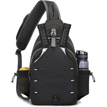Sling Bag Crossbody Pickleball Bag Lightweight Crossbody Chest Sport Backpack