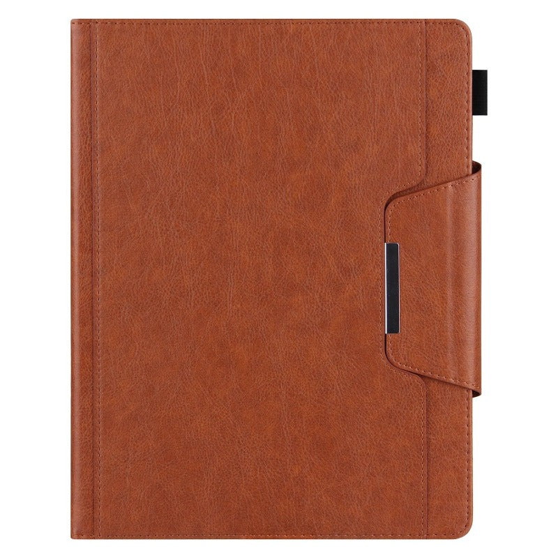 Smart Leather Case With Multi-slot Booklet Stand Buckle For IPad