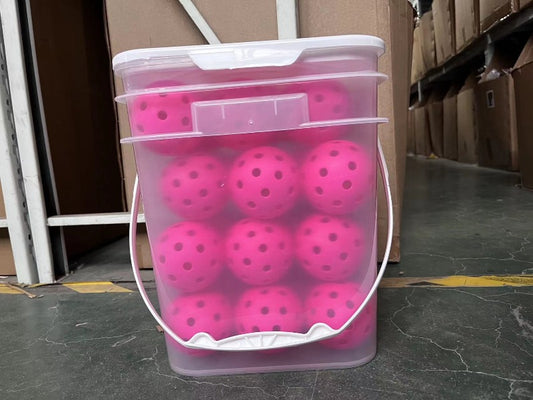 Sports Outdoor Pickleballs 36 pcs High Bounce Pickleball Ball with 40 Holes