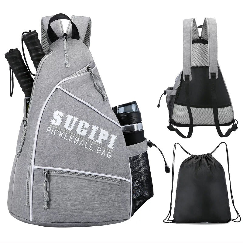 Sports Sling Bag Pickleball Backpack For Men Women