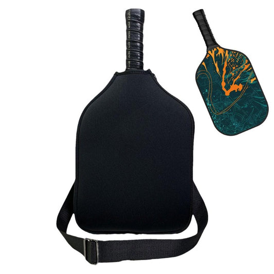 Tennis Sling Backpack Pickleball Racket Bag Crossbody Water Resistant Tennis Bag