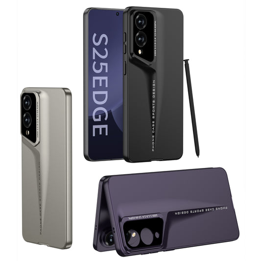 Ultra-Thin Frosted Blade Mecha Hard PC Case For Samsung Galaxy S25 Edge