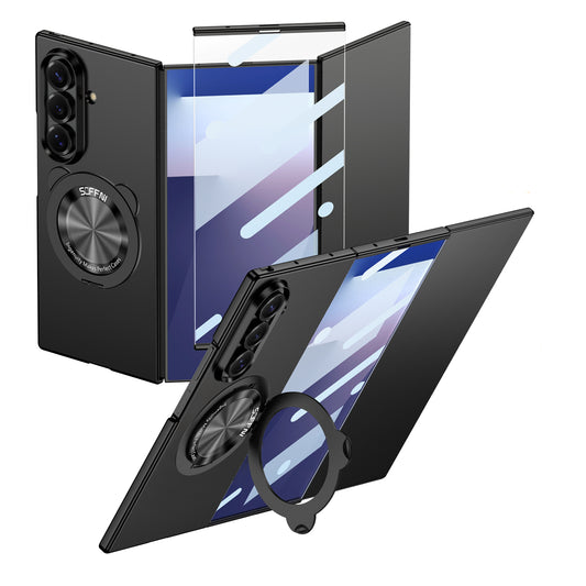 Ultra-Thin Hard PC Full Cover Phone Case With Built-in Screen Protector With Folding Magnetic Bracket For Samsung Z TriFold