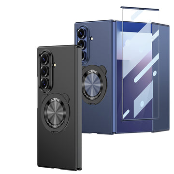 Ultra-Thin Hard PC Full Cover Phone Case With Built-in Screen Protector With Folding Magnetic Bracket For Samsung Z TriFold