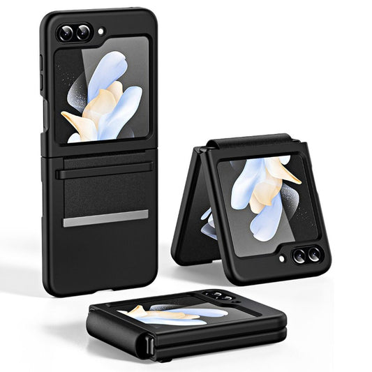 Ultra-Thin Skin-Friendly Retractable Belt Hinge Hard PC Phone Case For Samsung Galaxy Z Flip 5