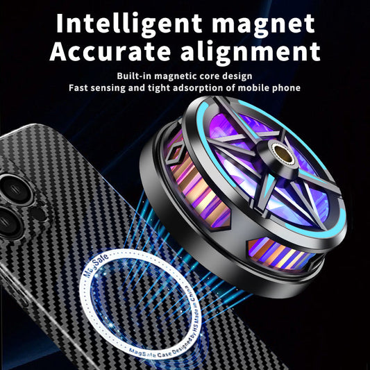 Carbon Fiber Magnetic Radiator Phone Case For IPhone