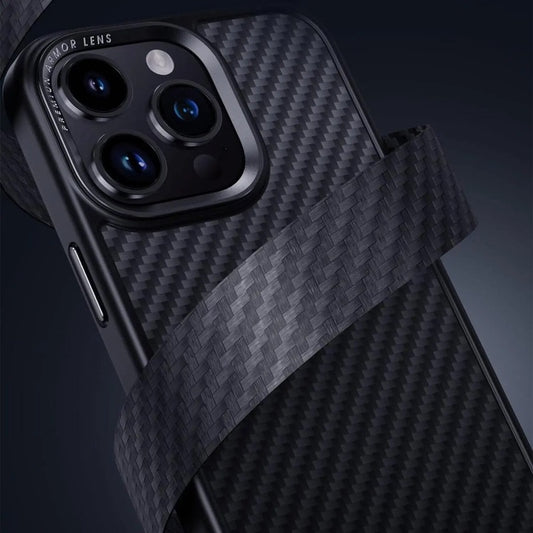 Ultra Thin Carbon Fiber Anti-Fingerprint Phone Case For iPhone