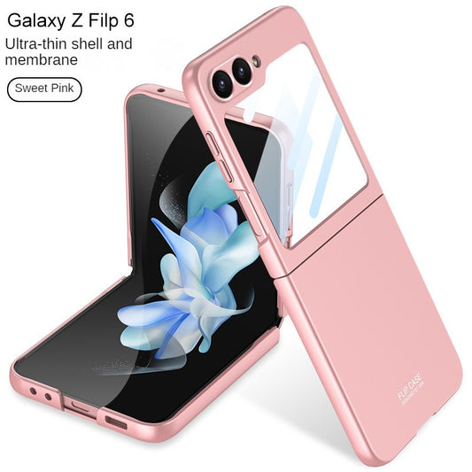 Ultra Thin Skin-friendly Matte Phone Case With Mirror Film For For Samsung Galaxy Z Flip 6