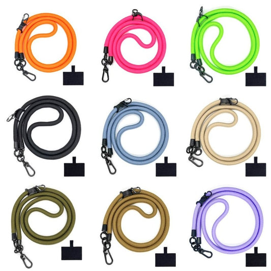 10MM Universal Crossbody Phone Lanyards With Patch