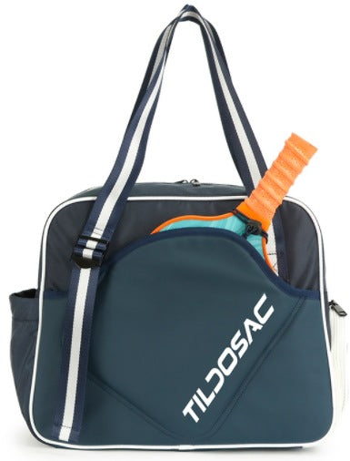 Women's Nylon Waterproof and Fashionable Pickleball Racket Sling Bag Explosive Independent Shoe Bin Ball Bag