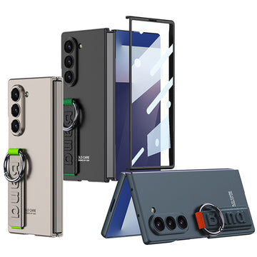 Wrist Strap Ring Holder Hard Phone Case For Samsung Galaxy Z Fold 7 6