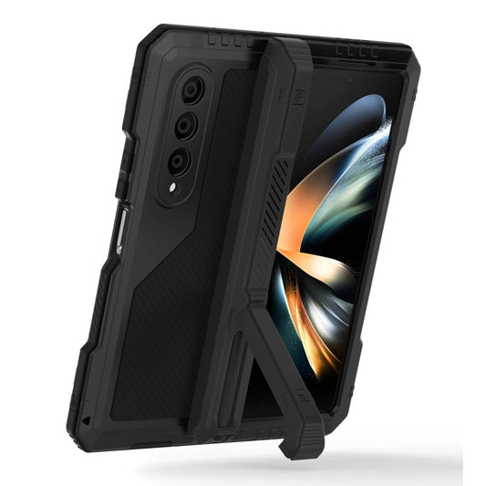 Rugged Armor 360 Full Metal Phone Case with Kickstand For Samsung Galaxy Z Fold 5 4