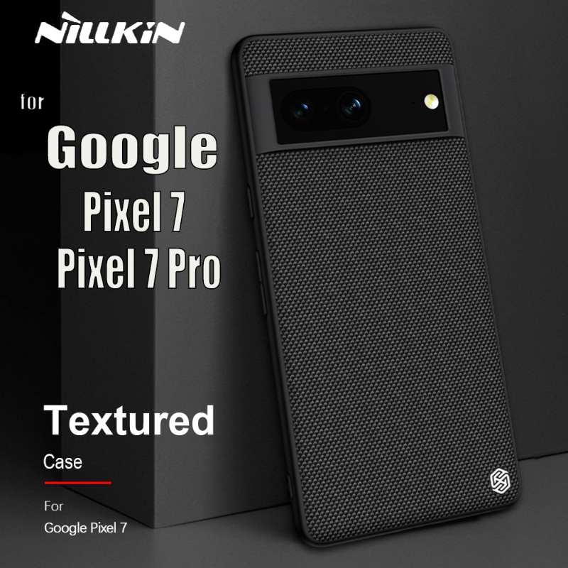 For Google Pixle 7 Pro Case Nillkin Textured Nylon Fiber Soft TPU Hard PC Panel Non-slip Back Cover for Google Pixel7 Shell