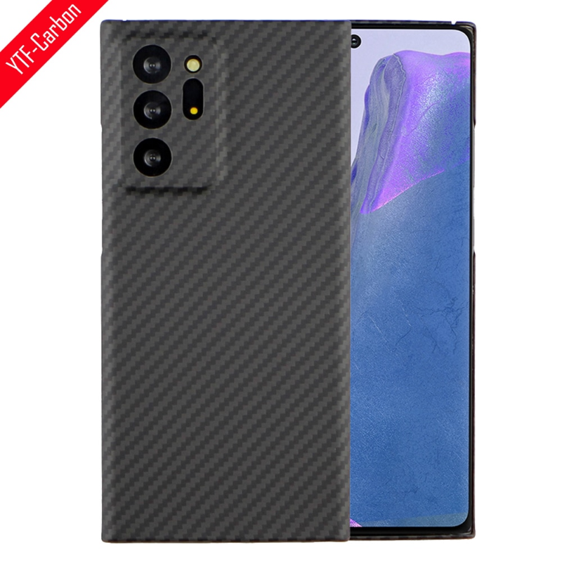 YTF-carbon Real Carbon Fiber Case For Samsung Galaxy NOTE 20 Ultra Case Fine Hole Camera Anti-fall Cover Galaxy NOET 20 shell