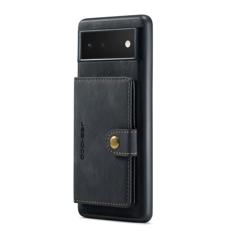 2 in 1 Detachable Leather Cover For Google Pixel 6 Pro Phone Case Wallet Card Holder Stand Magnetic Purse Wireless Charging