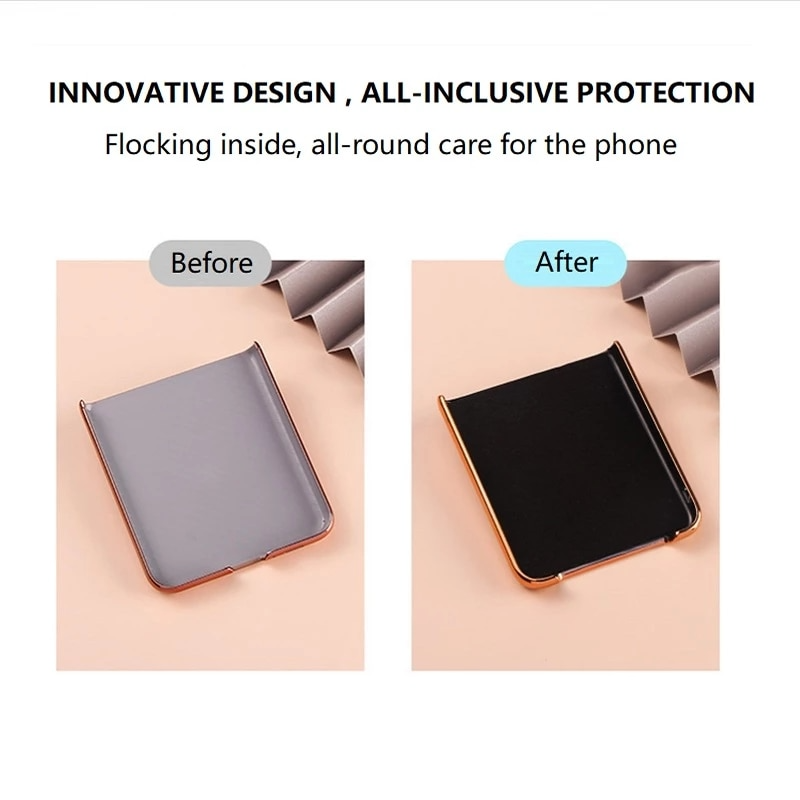 Luxury Tempered Glass Case for Samsung Z Flip3 Z Flip4 Case Elegant Gradient Shockproof Shell for Galaxy Z Flip 4 Flip 3 Case