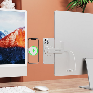 Magnet Wireless Charger Phone Holder for Apple MagSafe iPhone 13 12 mini pro max Fast Wireless Charging Laptop Monitor Bracket