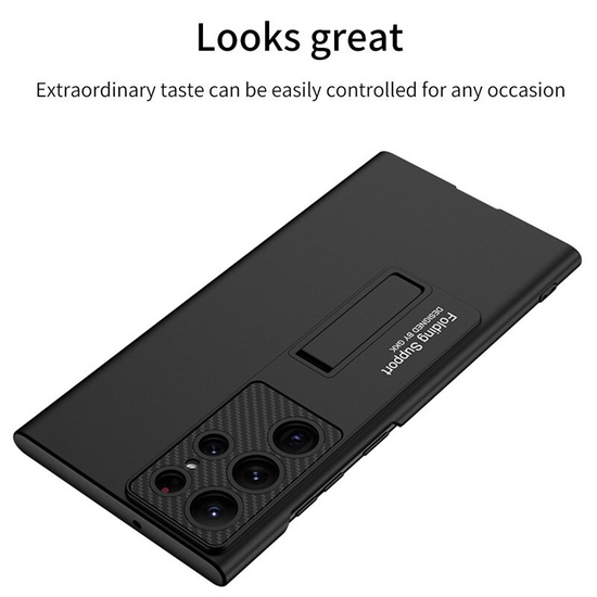 With S Pen Slot Stand Cover For Samsung Galaxy S22 Ultra S22 Plus 5G Case Luxury Ultra-thin Shockproof S21 Ultra Plus Cover Case