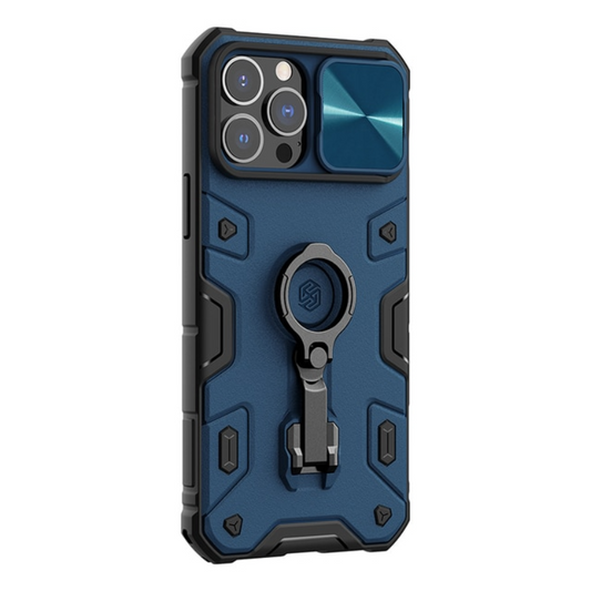 For iPhone 13 Pro Max Case For iPhone 14 Pro Max NILLKIN CamShield Armor Pro Magnetic Case Slide Camera Case With Ring Kickstand