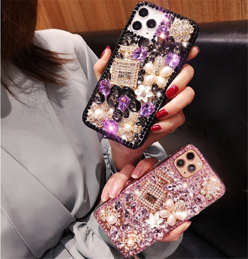 Luxury Rhinestone Phone Case Bling Diamond Cover For iPhone 14 13 12 11 Pro Max Mini 14Plus Case Women Gift