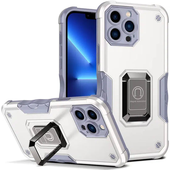 Luxury Armor With Ring Car Holder Cover For iPhone 14 13 12 Pro Max 12 Mini Case Camera Protection Shockproof Phone Case Coque Fundas For iPhone 14 13 12