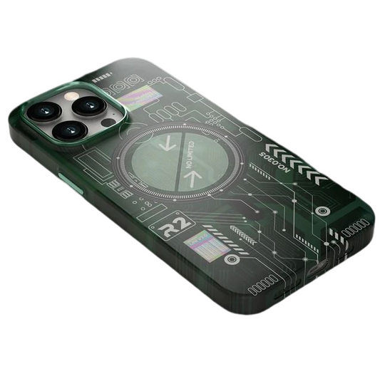 3D Luminous Painting For Magsafe Magnetic Wireless Charge Phone Case For iPhone