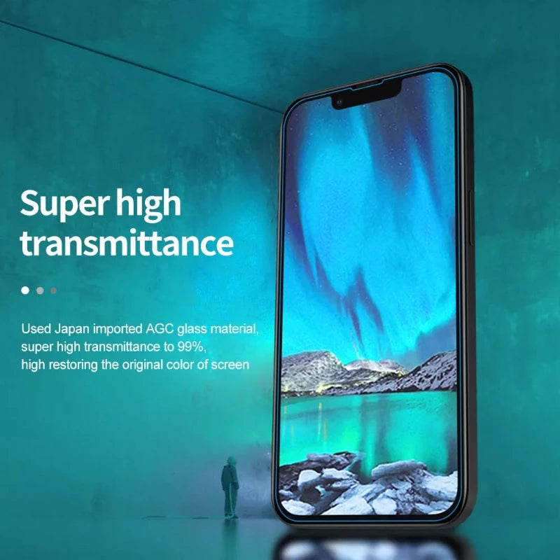 FogMirror Full Coverage Matte Tempered Glass Ultra Thin 9H Tempered Glass CP + Pro 0.33MM Anti-glare Explosion-Proof Protective Tempered Glass Film For iPhone14/14 Pro/14 Pro Max,13/13 Pro/13 Pro Max