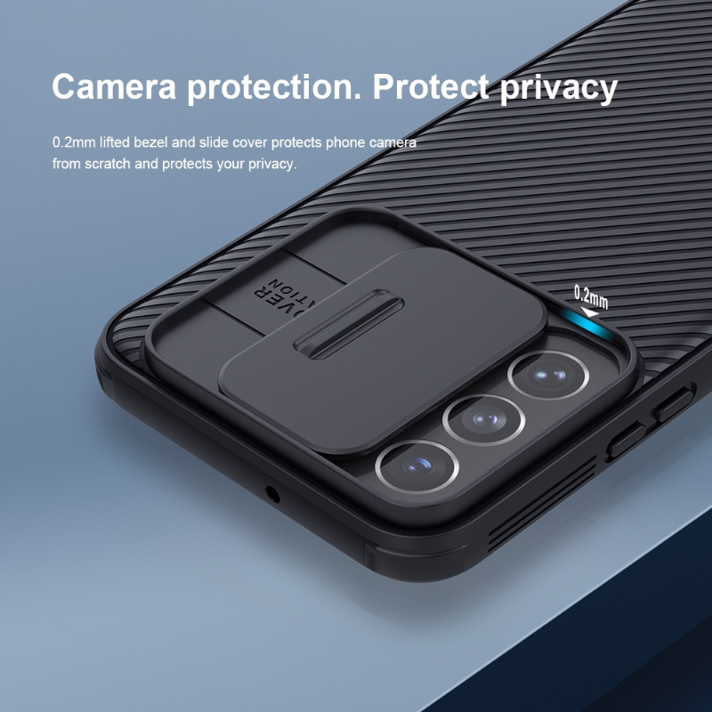 Nillkin Samsung Galaxy S22 Ultra Case, CamShield S22 Ultra Phone Case with Slide Camera Cover Protector Hard PC & TPU Slim Protective Case for Samsung Galaxy S22 Ultra 5G 6.8''