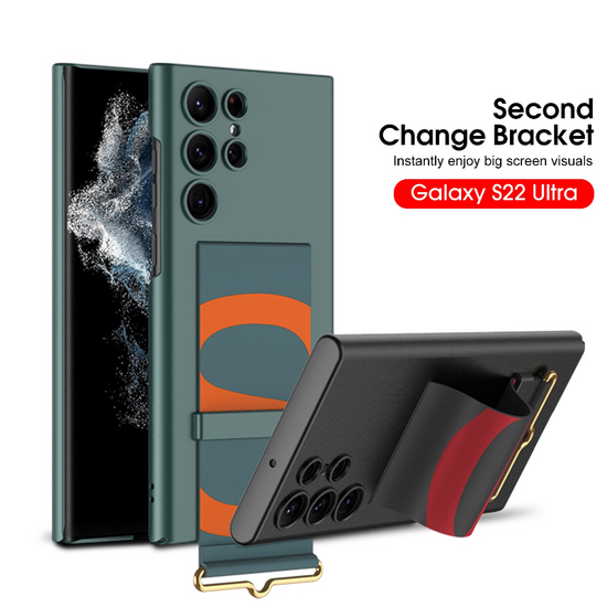 For Samsung Galaxy S22 Ultra Case Wrist Strap Holder Case For Samsung S22 Plus Ultra Thin Shockproof Soft Back Cover Accessories