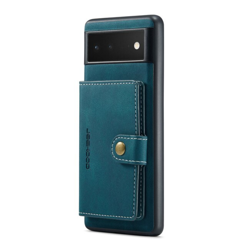 2 in 1 Detachable Leather Cover For Google Pixel 6 Pro Phone Case Wallet Card Holder Stand Magnetic Purse Wireless Charging