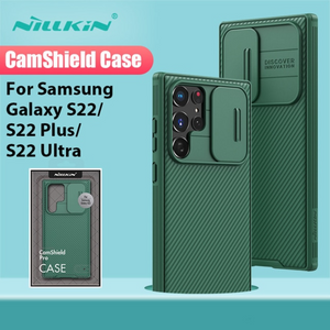 Nillkin Samsung Galaxy S22 Ultra Case, CamShield S22 Ultra Phone Case with Slide Camera Cover Protector Hard PC & TPU Slim Protective Case for Samsung Galaxy S22 Ultra 5G 6.8''