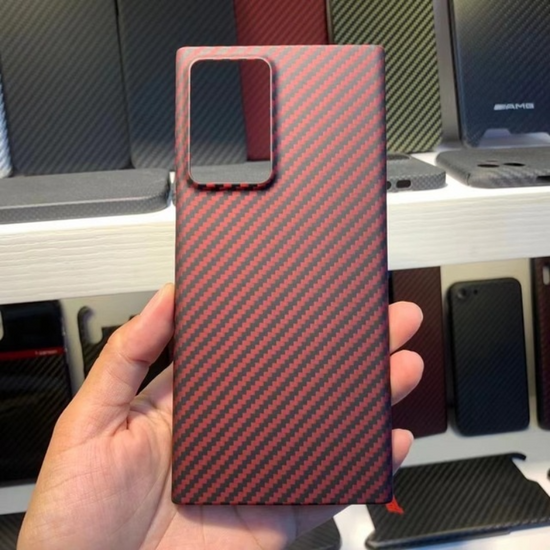 YTF-carbon Real Carbon Fiber Case For Samsung Galaxy NOTE 20 Ultra Case Fine Hole Camera Anti-fall Cover Galaxy NOET 20 shell