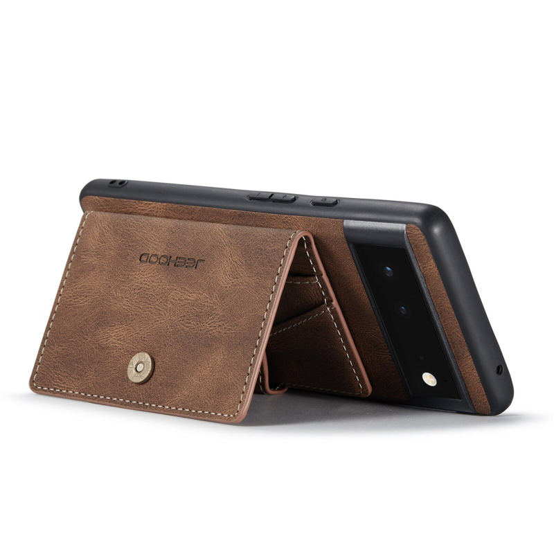 2 in 1 Detachable Leather Cover For Google Pixel 6 Pro Phone Case Wallet Card Holder Stand Magnetic Purse Wireless Charging