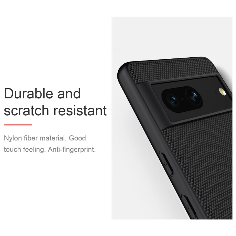 For Google Pixle 7 Pro Case Nillkin Textured Nylon Fiber Soft TPU Hard PC Panel Non-slip Back Cover for Google Pixel7 Shell