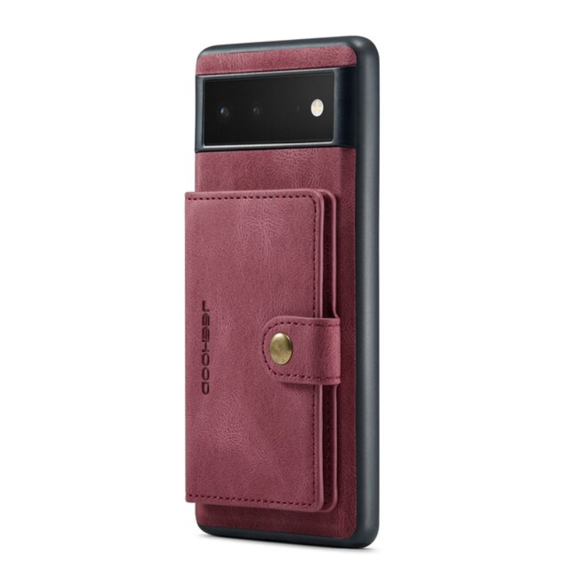 2 in 1 Detachable Leather Cover For Google Pixel 6 Pro Phone Case Wallet Card Holder Stand Magnetic Purse Wireless Charging