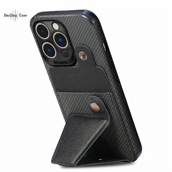 Luxury Card Holder Wallet Leather Case for iPhone 11 12 13 14 Pro Max Card Holder Magnetic Cover Leather Wallet Card Holder case