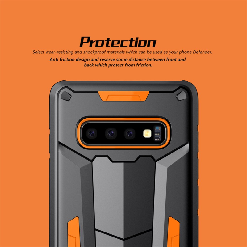 For Samsung Galaxy S10 Hybrid Nillkin Defender Case Ⅱ Layers Phone Protective Cover Back Shell