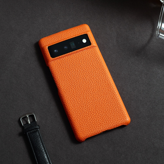 LANGSIDI Cowhide Genuine Leather Case for Google Pixel 7 6 PRO 6A Luxury Fashion Back Cover for Google Pixel 7 pro 6A