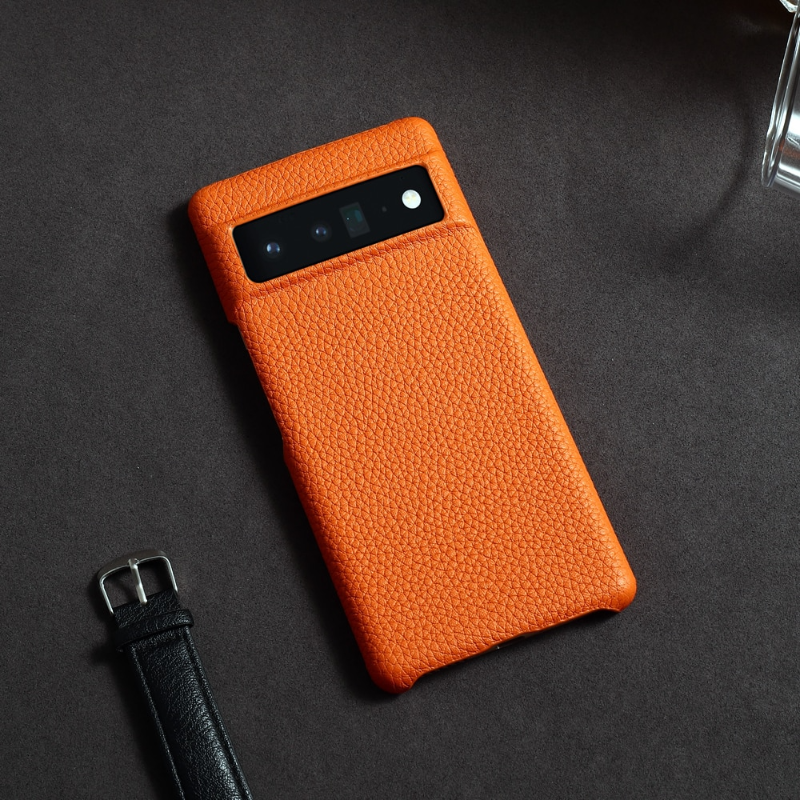 LANGSIDI Cowhide Genuine Leather Case for Google Pixel 7 6 PRO 6A Luxury Fashion Back Cover for Google Pixel 7 pro 6A