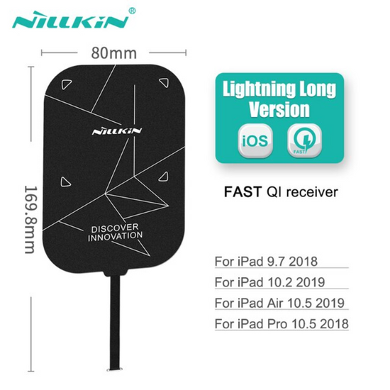 For iPad Wireless Charging Receiver, Nillkin Magic Tag X Qi Wireless Charger Receiver Chip for iPad 10.2 / 9.7 for iPad Pro 10.5